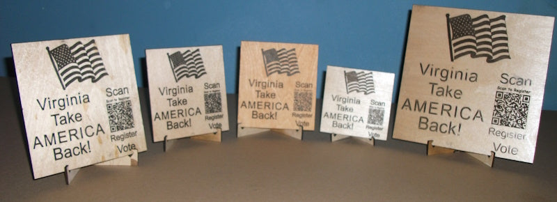 Take America Back - Engraved Sign - FREE SHIPPING!