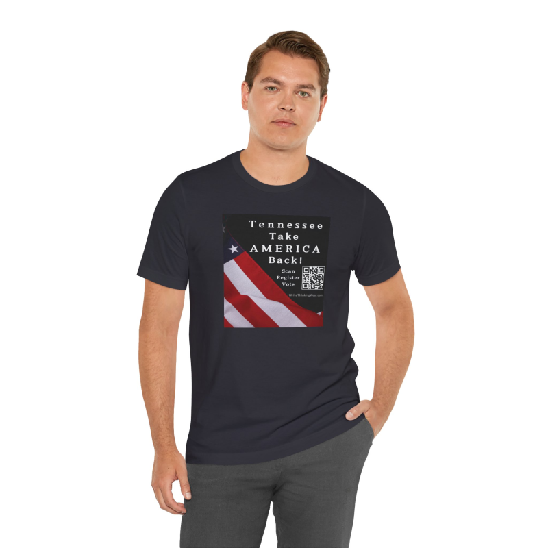 Utah - Take America Back! Scan Register Vote -T-shirt